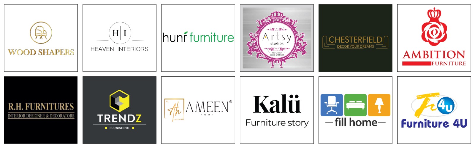 PIFE exhibitor brand logos